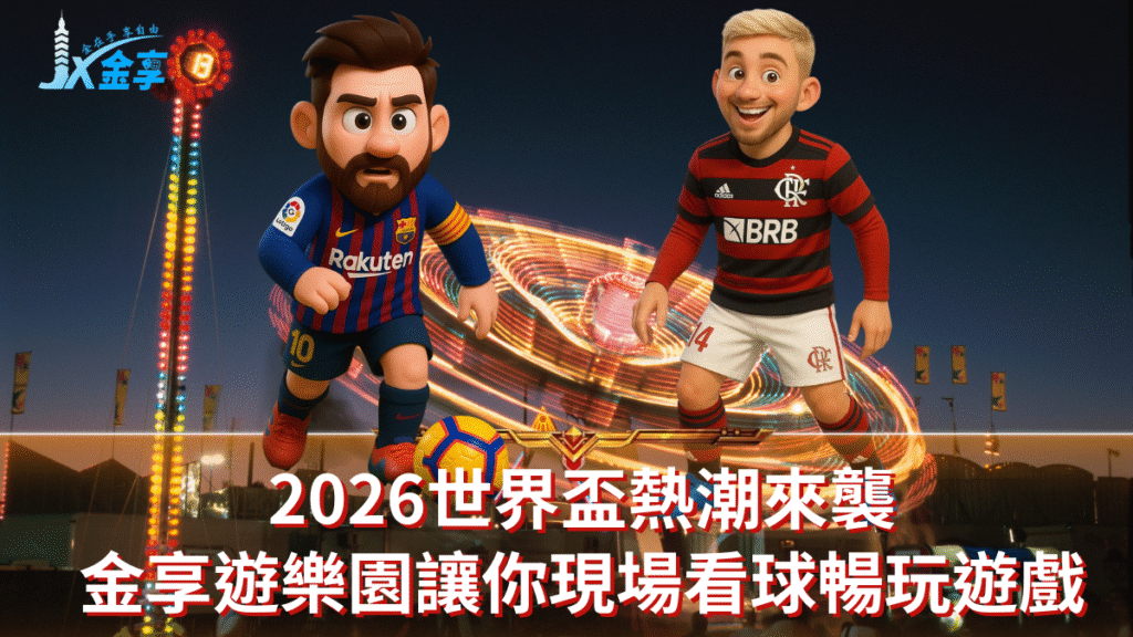 2026世界盃熱潮來襲 金享遊樂園讓你現場看球暢玩遊戲